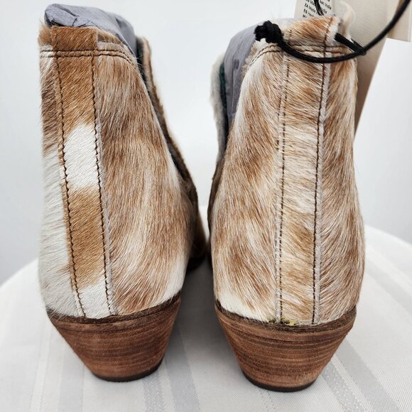 MYRA BAG Sunset Bloom Hair On Shortie Split Cowboy Boots 6-10 NWT - Picture 4 of 11